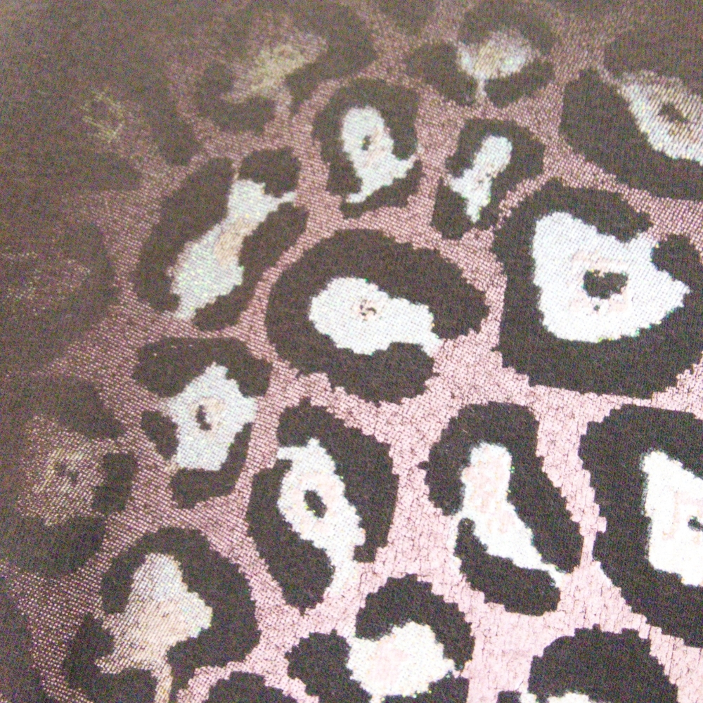 Wrangler Classic Blues T-Shirt Women's XL Brown Leopard Ombre Glitter Western - Picture 4 of 8